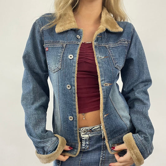 JEANS AND A NICE TOP DROP | small denim jacket with fleece lining