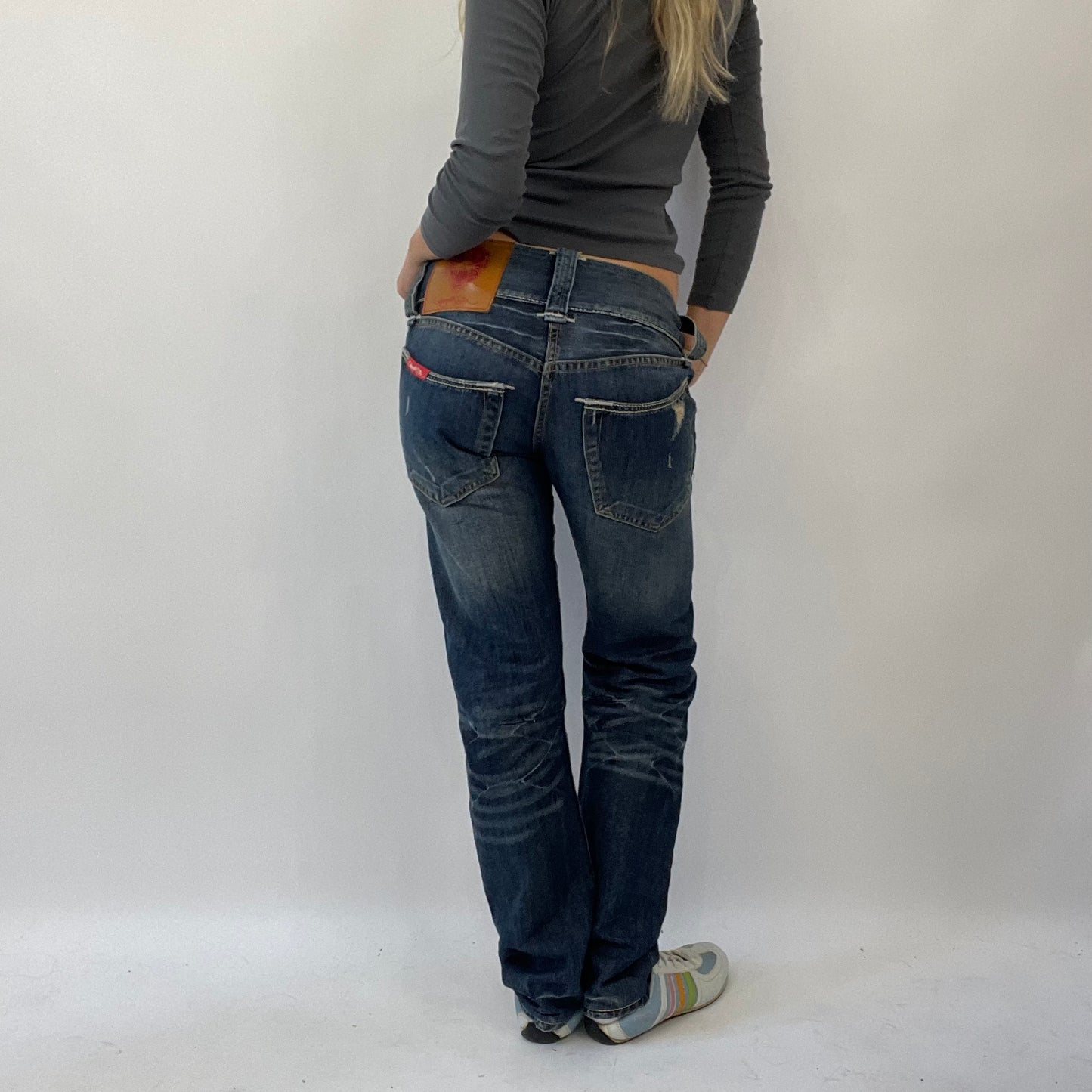 💻MISS REMASS DROP | small ed hardy blue denim jeans