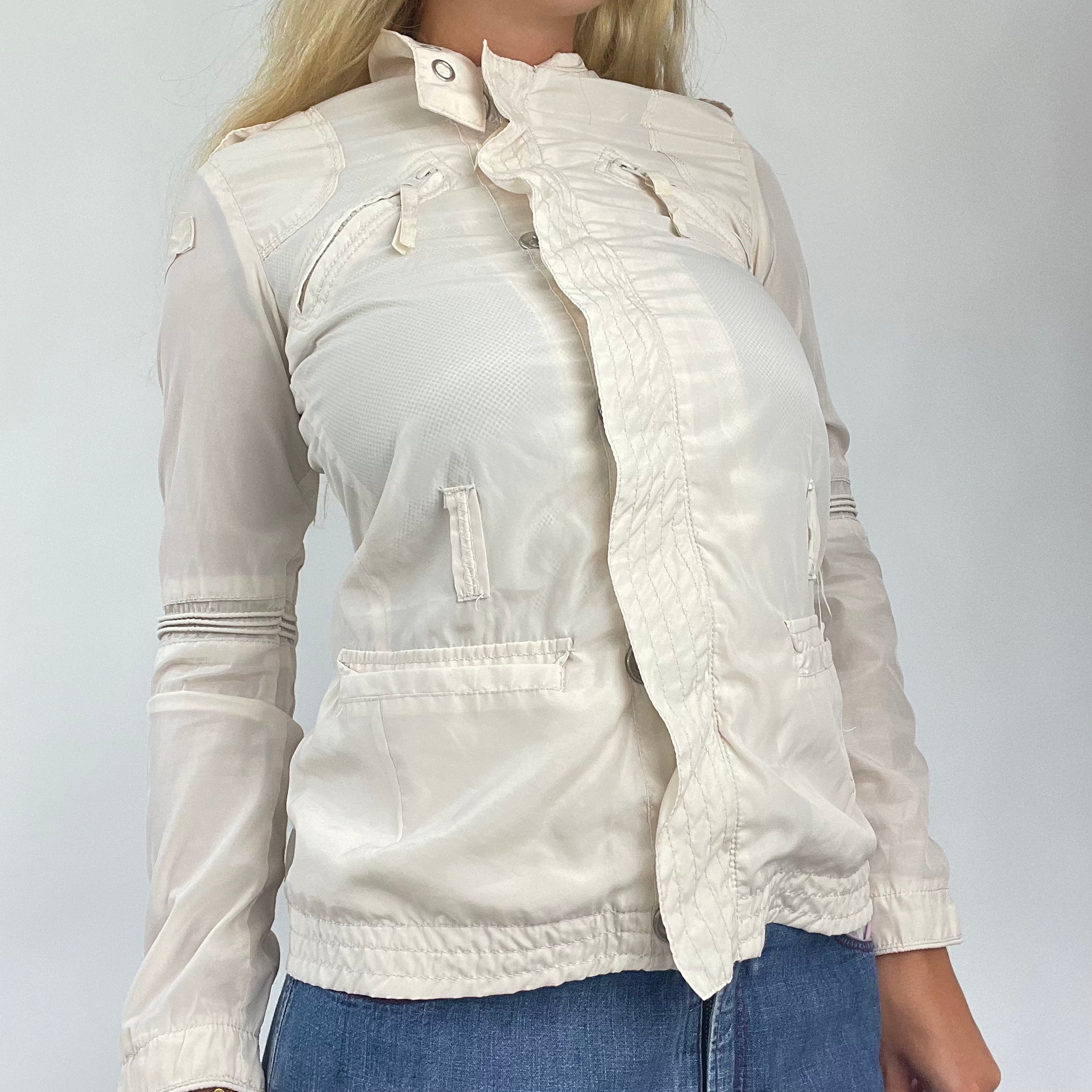 Utility hotsell jacket cream