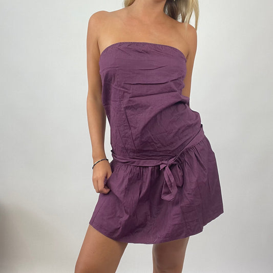 💻 BOAT PARTY DROP | small purple tie waist dress