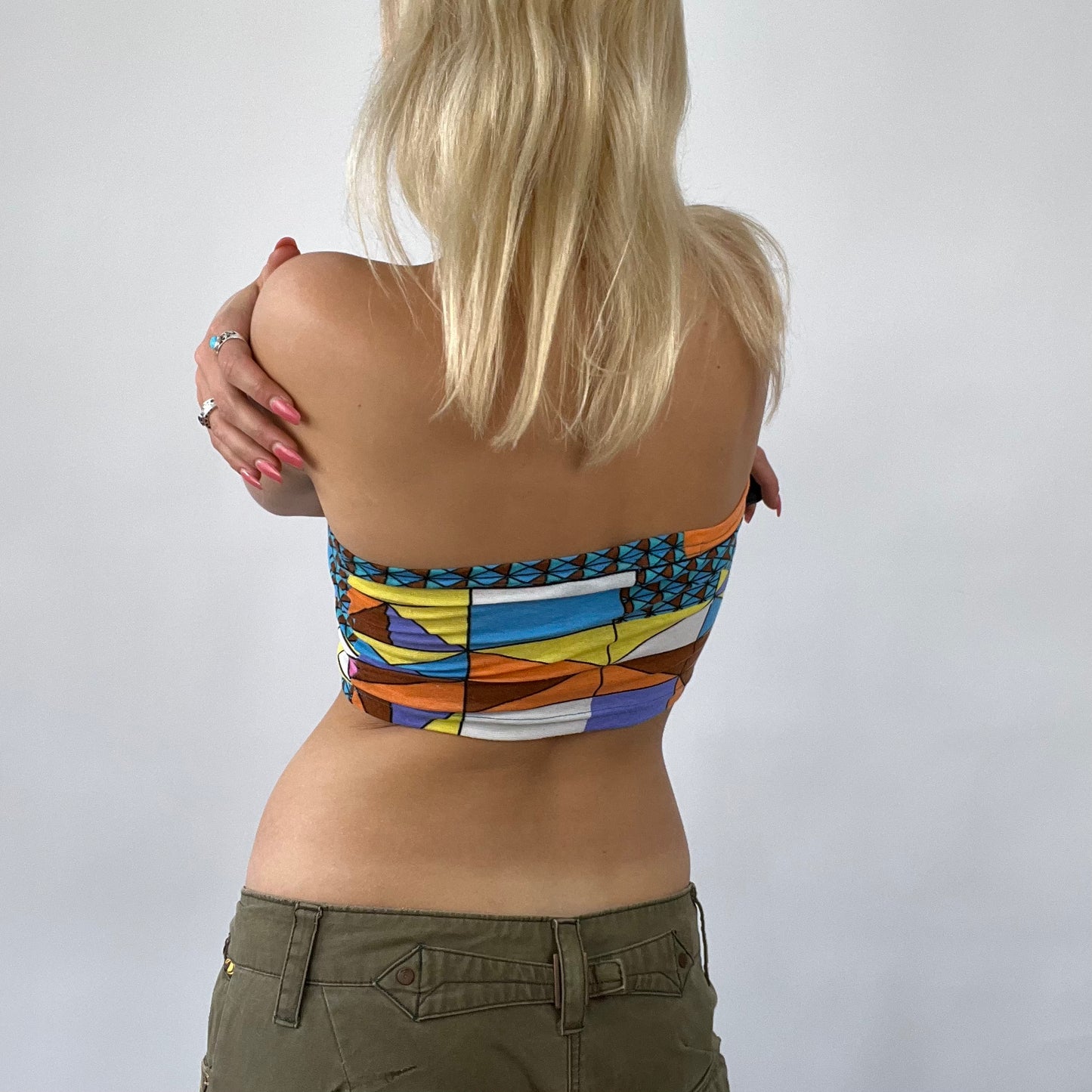 FESTIVAL DROP | graphic shapes bandeau - small