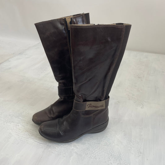 ⭐️GRUNGE FAIRYCORE DROP | brown fiorucci boots - EU 33