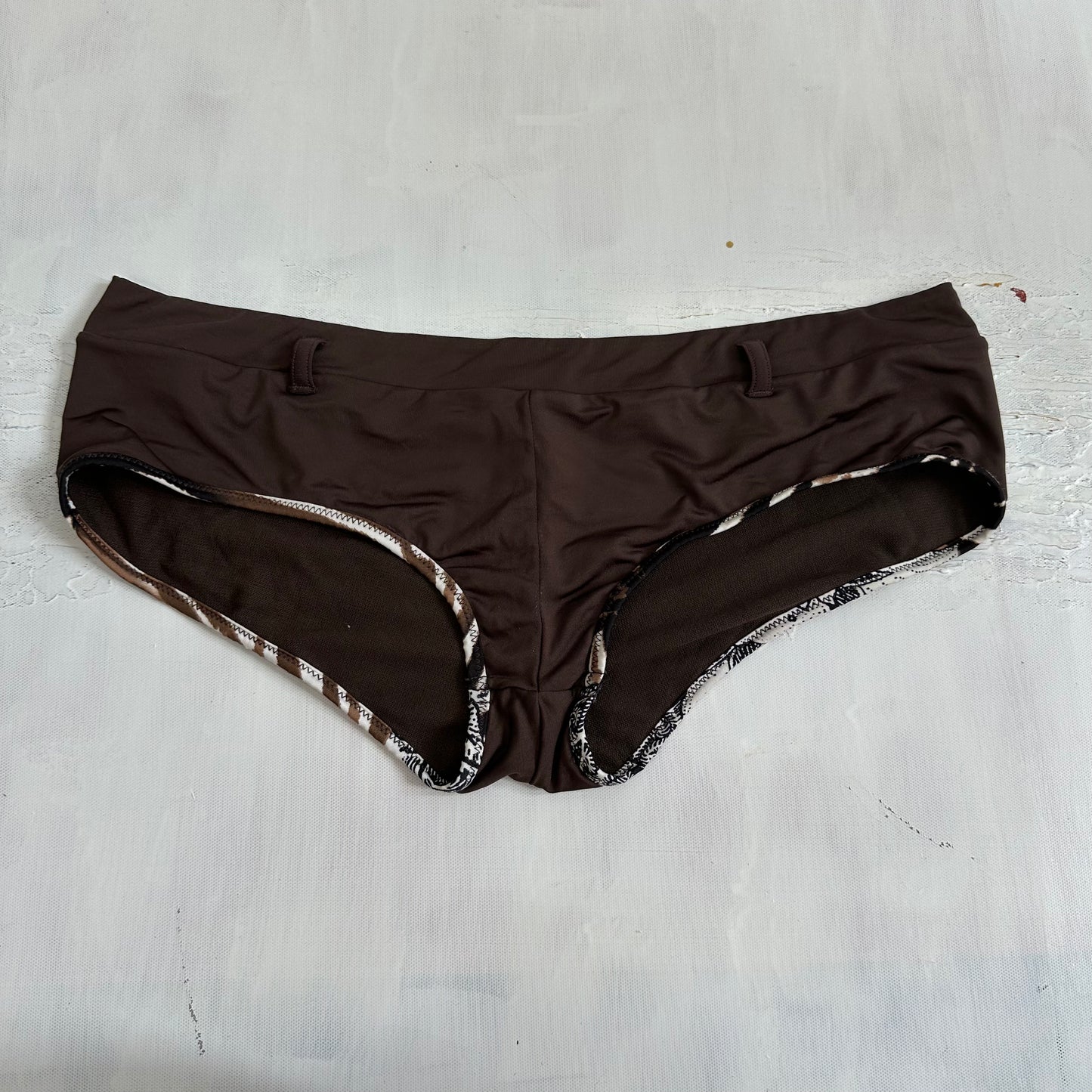 BARBIE DROP - beach barbie | brown bikini briefs - medium