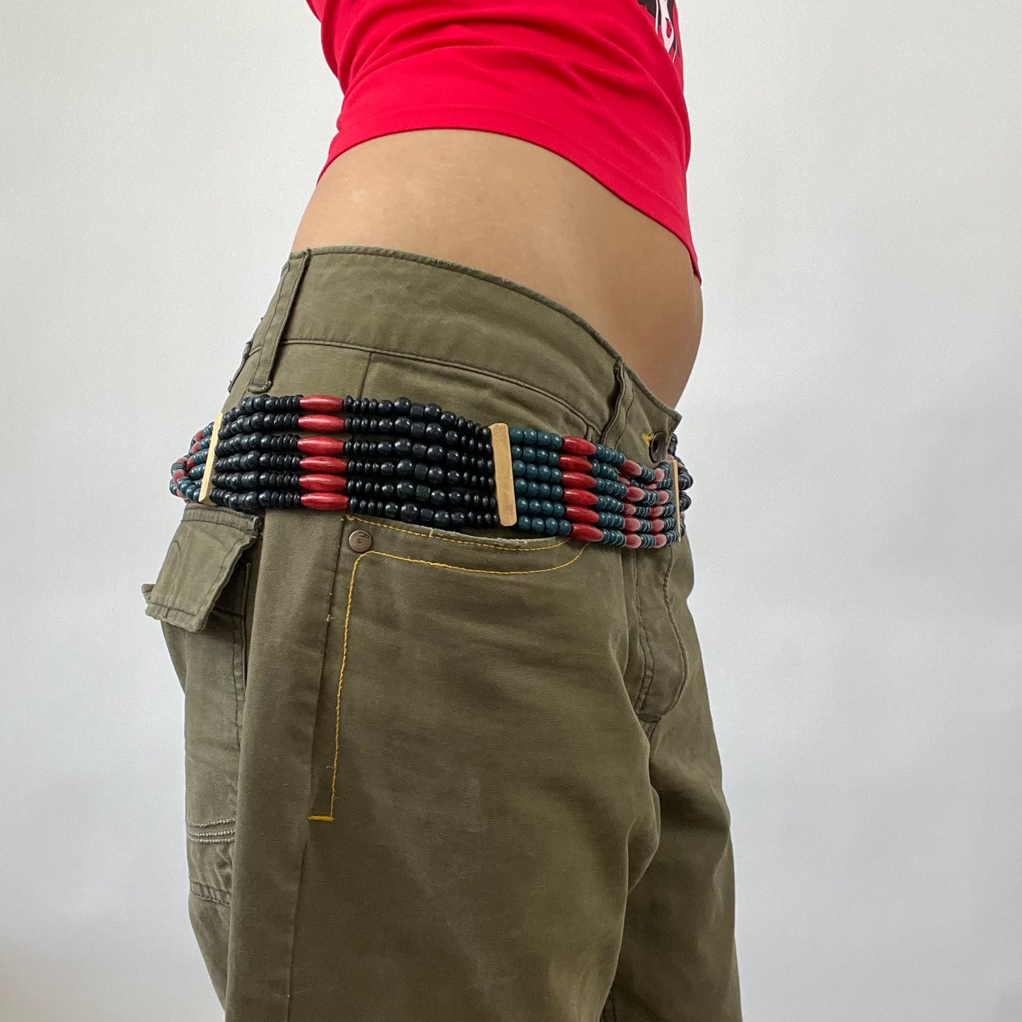FESTIVAL DROP | beaded belt with tassels