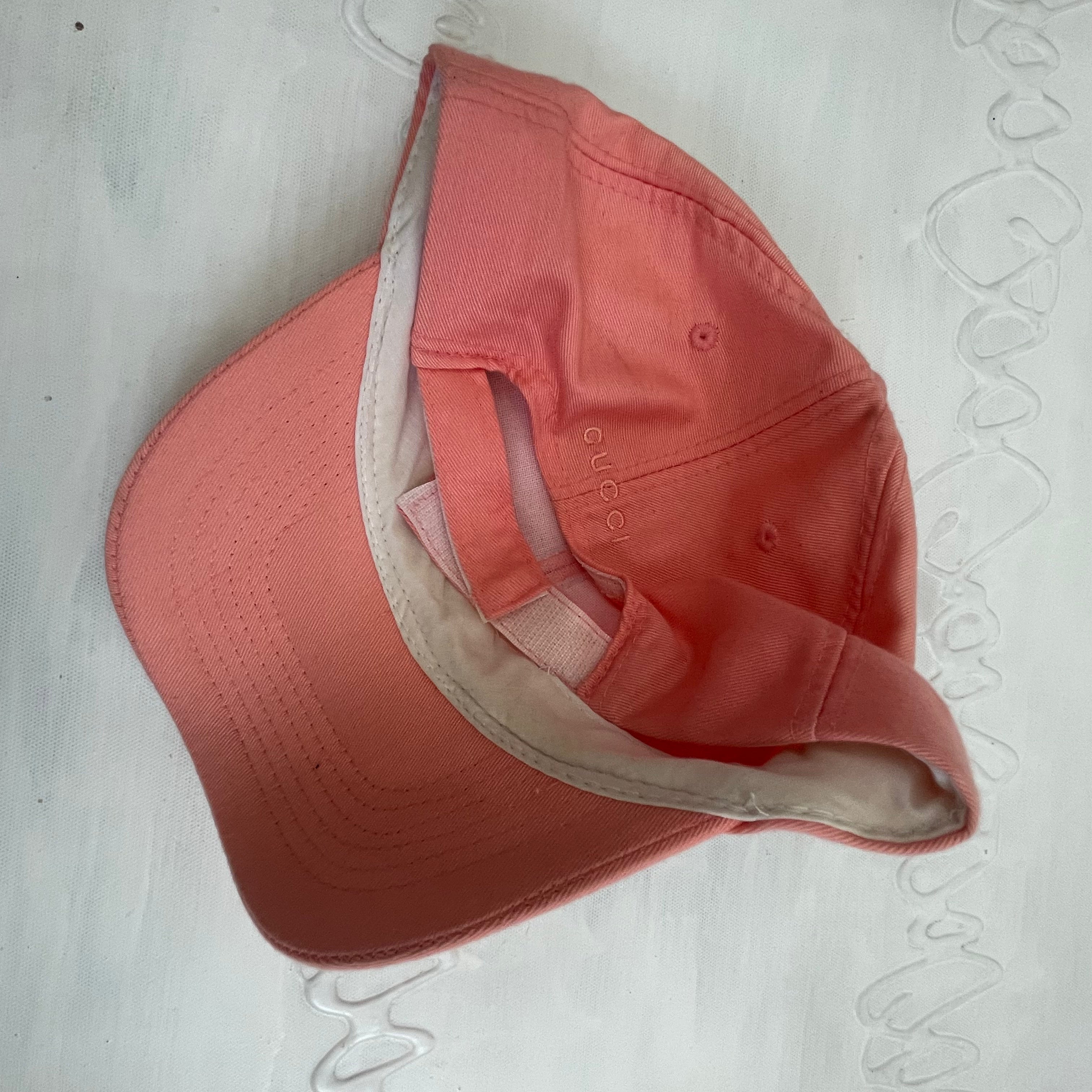 EUROPEAN SUMMER DROP pink gucci hat remass