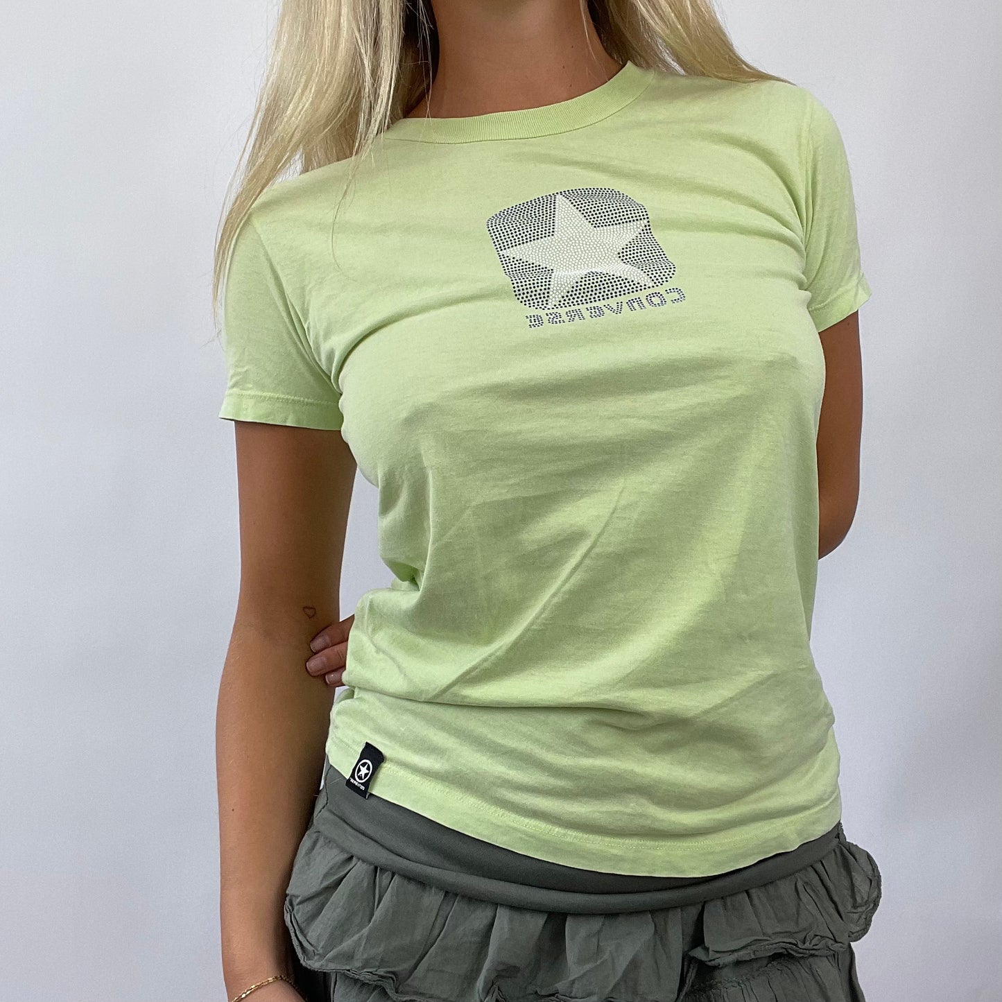 EUROPEAN SUMMER DROP | small green converse t-shirt