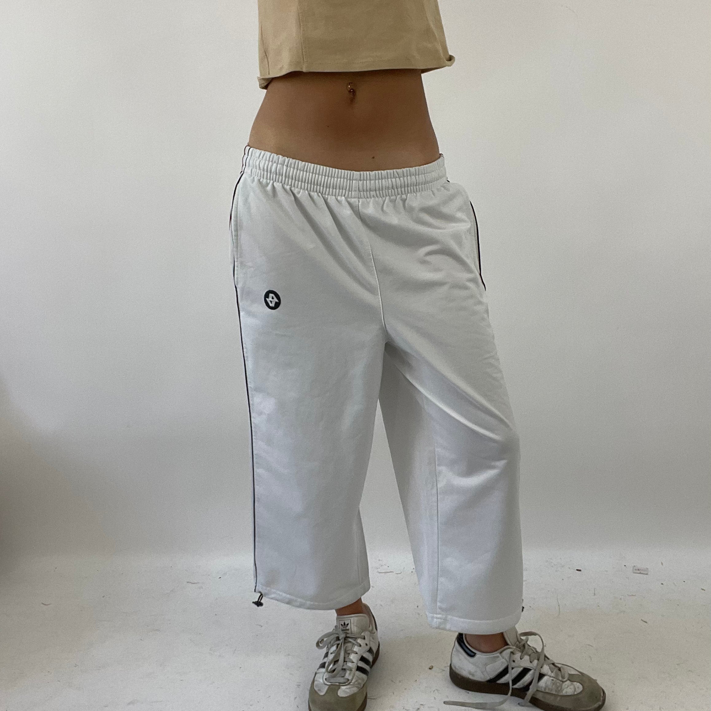 Red white hot sale blue joggers