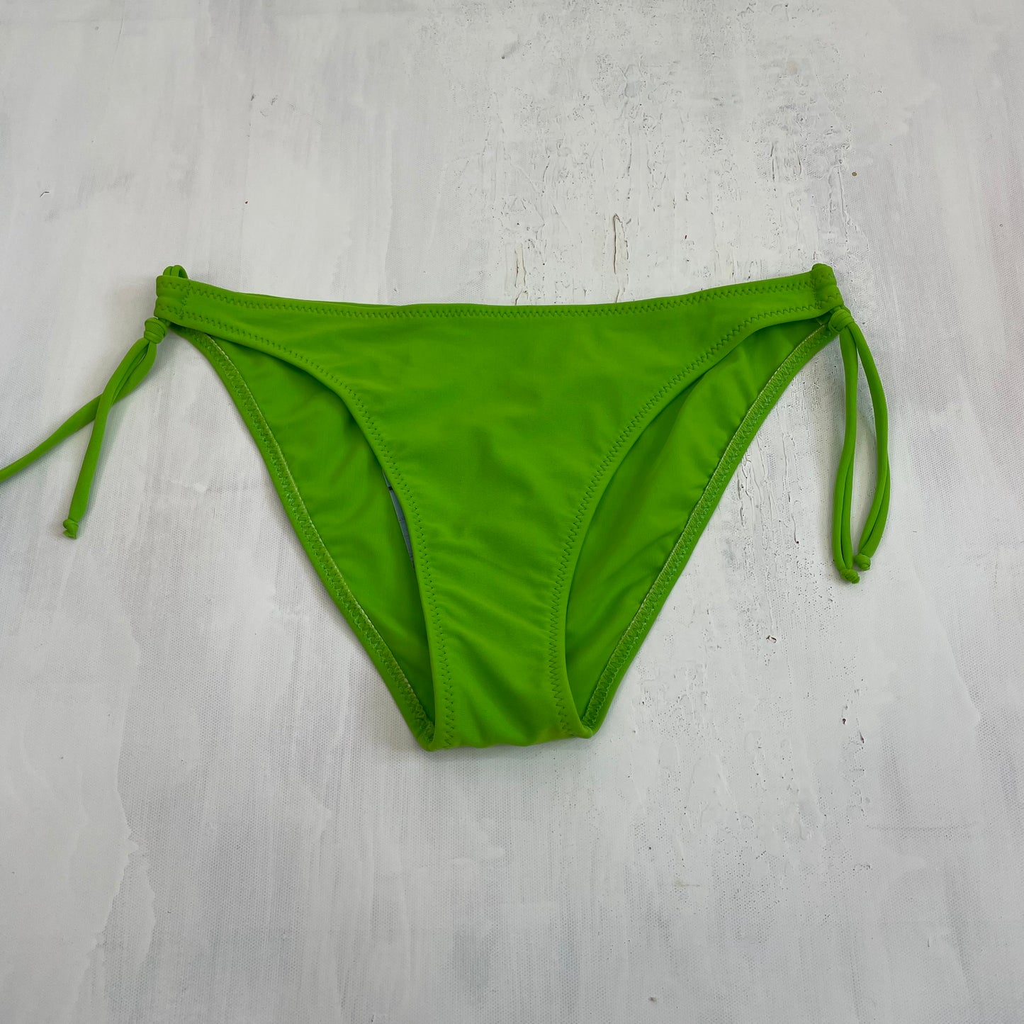 TROPICAL GIRL DROP | green bikini bottoms - small