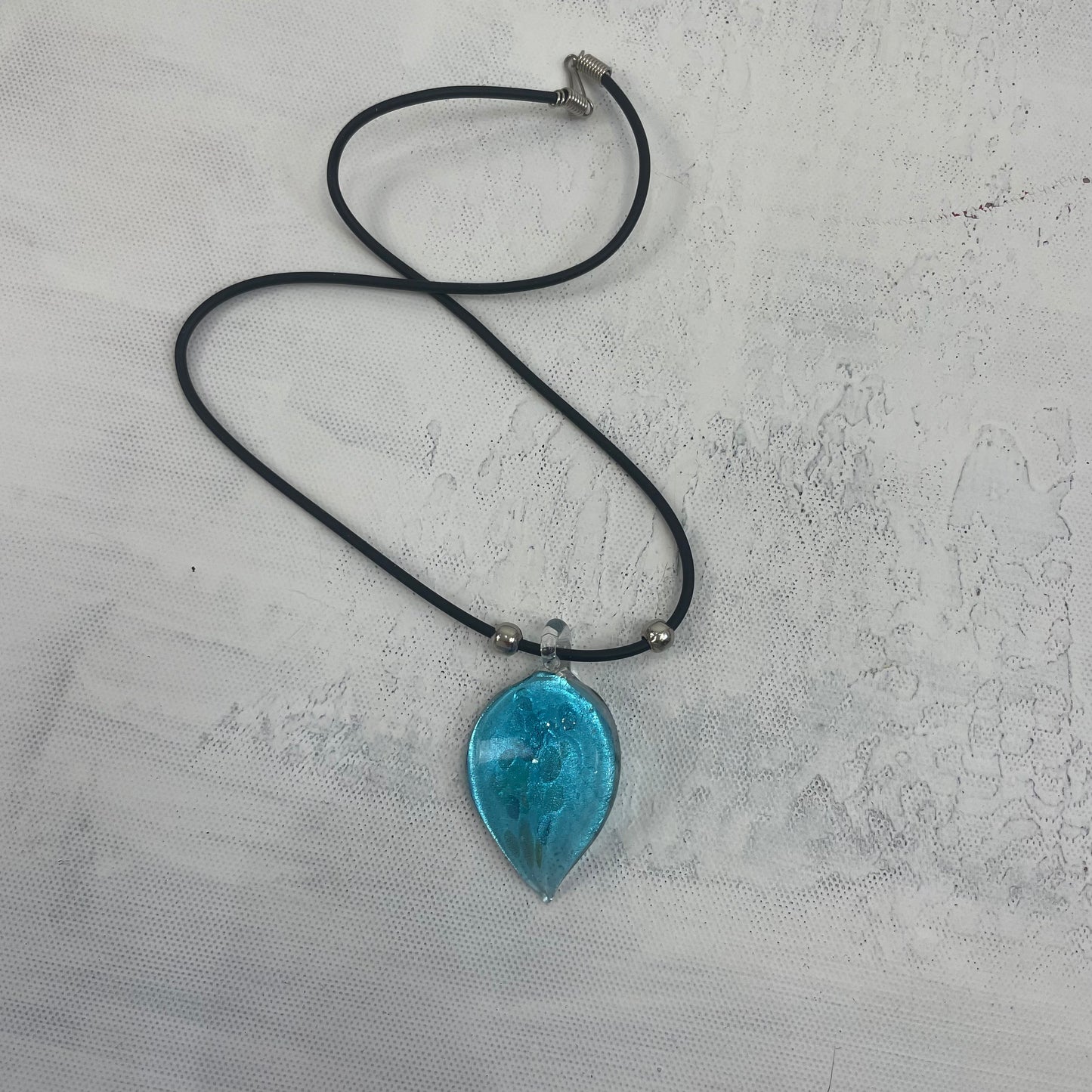 💻 MERMAID CORE DROP | #1 blue glass reversible pendant necklace