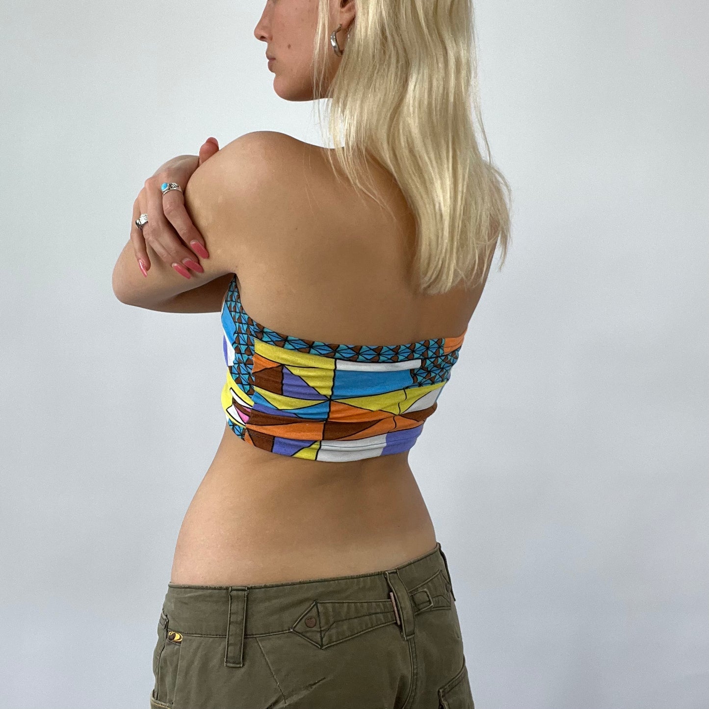 FESTIVAL DROP | graphic shapes bandeau - small