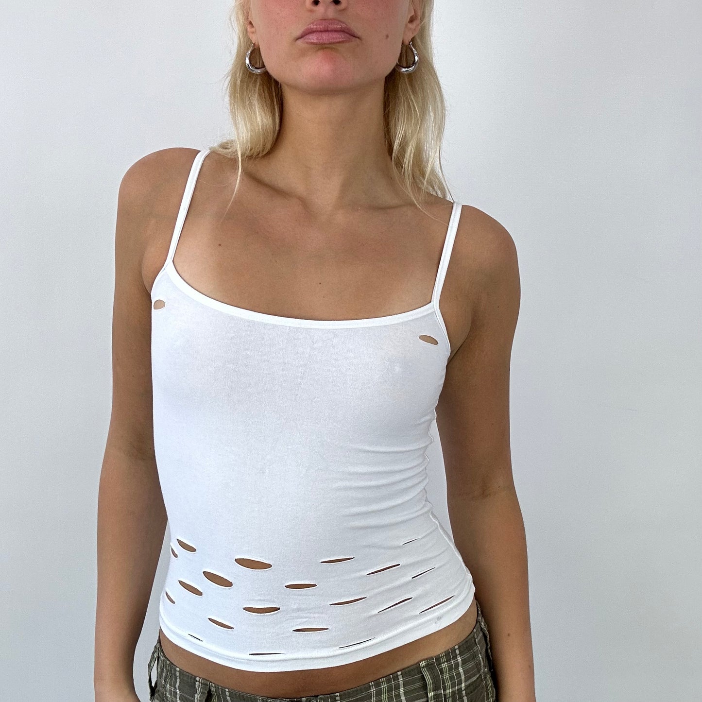 ‼️ FRESHERS FITS DROP | white cut out strappy top