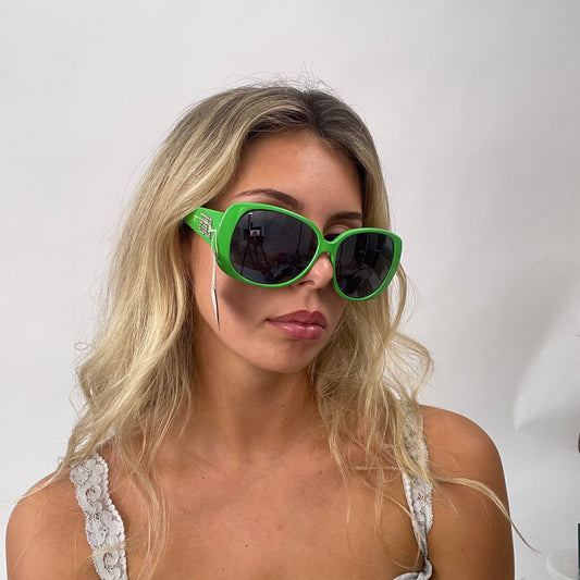 BOAT PARTY DROP | green d&g style round sunglasses