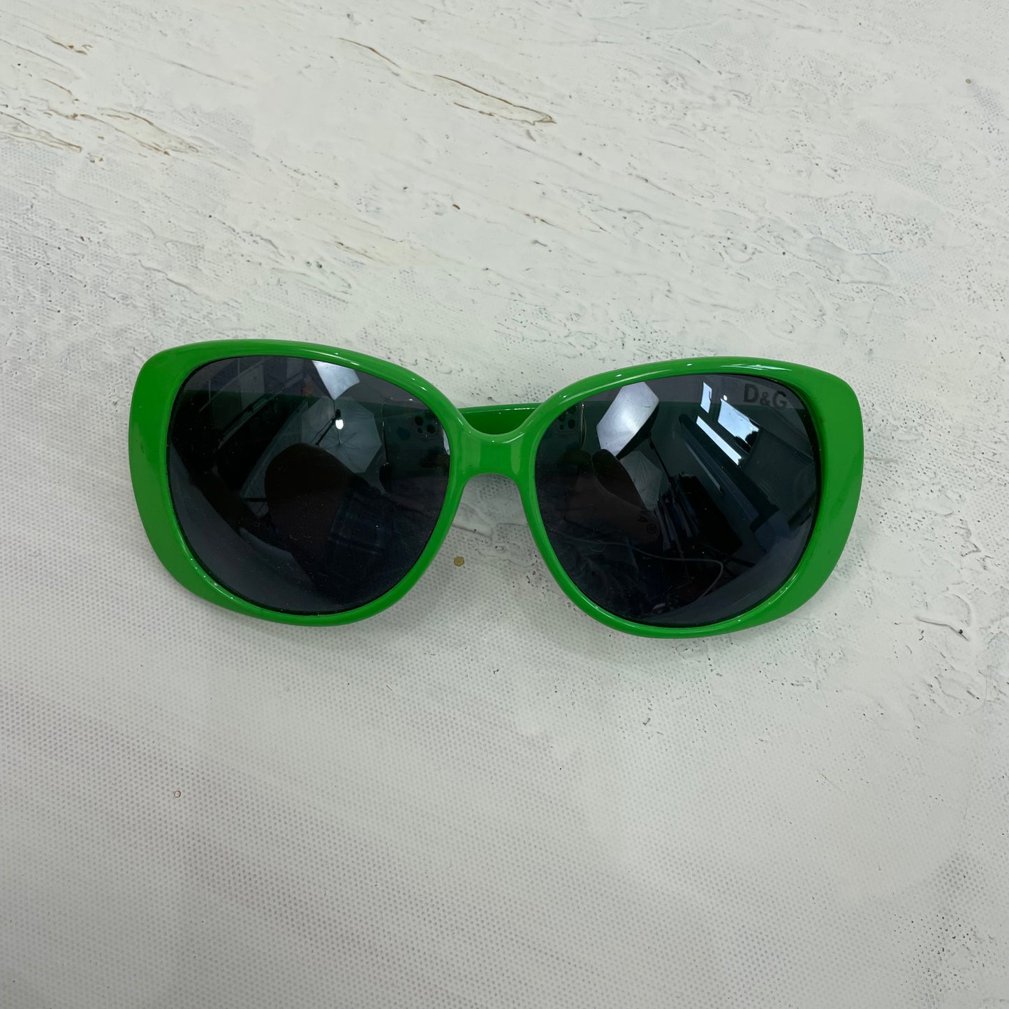 BOAT PARTY DROP | green d&g style round sunglasses