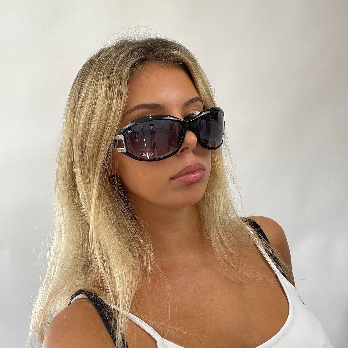 EUROPEAN SUMMER DROP | black round gucci style sunglasses